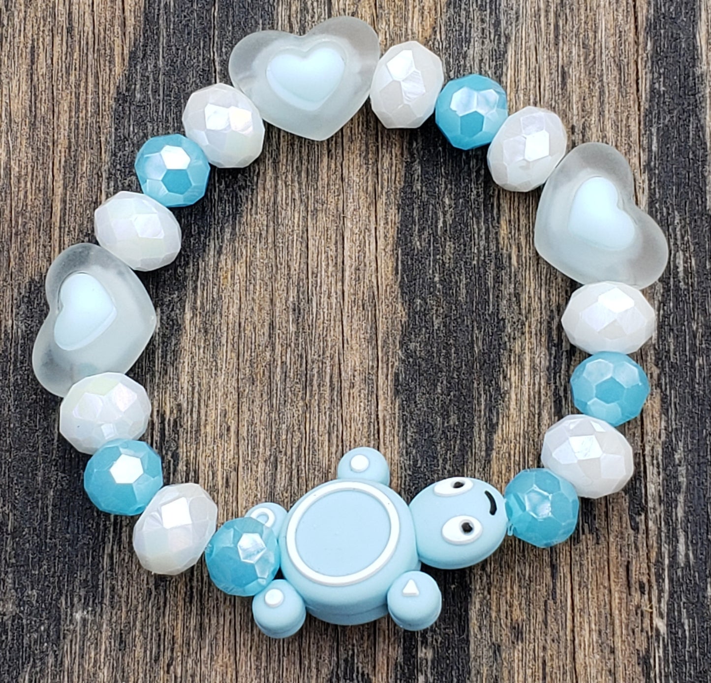 silicone turtle stretch bracelet 