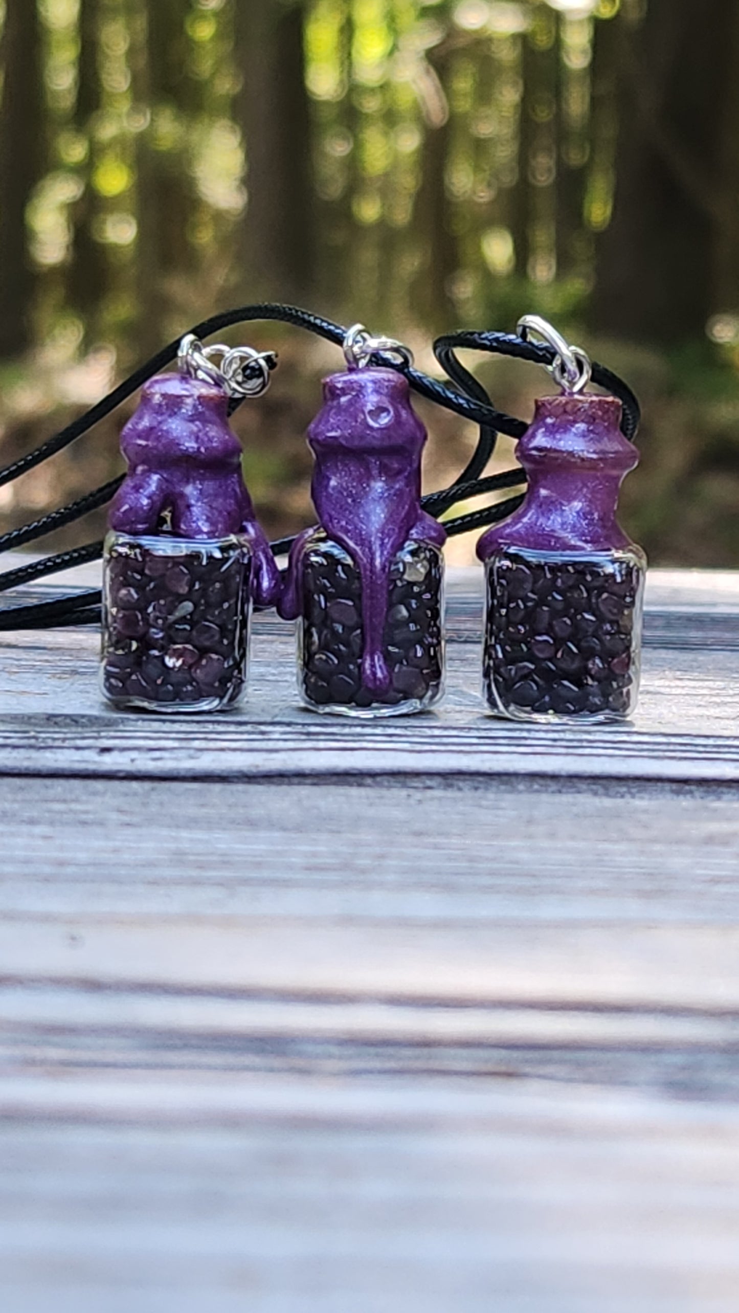 Handmade garnet necklace featuring tumbled garnet stones